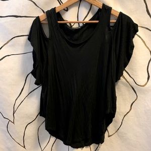 Black Off The Shoulder Top
